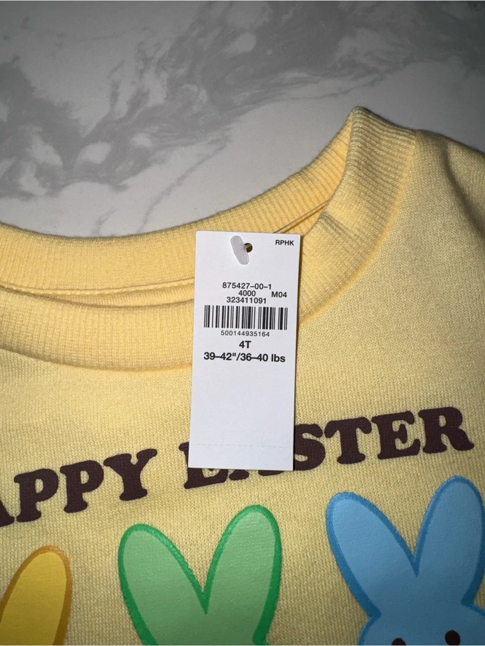 Old Navy Kids Peeps Easter Sweatshirt Size 4